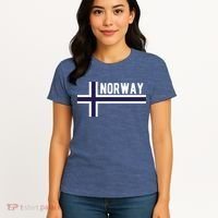 Norway Flag Norwegian Scandinavian Pride Norge Women's T-Shirt thumb 4