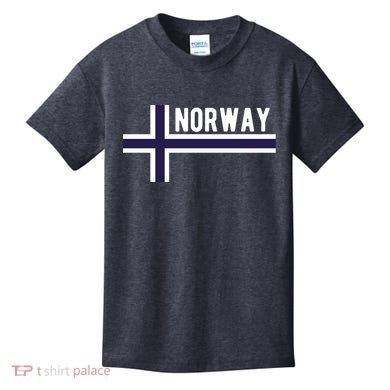 Norway Flag Norwegian Scandinavian Pride Norge Kids T-Shirt