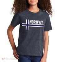 Norway Flag Norwegian Scandinavian Pride Norge Kids T-Shirt thumb 2