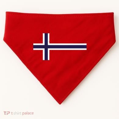 Norway Flag Norwegian Pride USA-Made Doggie Bandana
