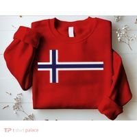 Norway Flag Norwegian Pride Sweatshirt thumb 2