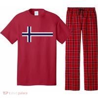 Norway Flag Norwegian Pride Pajama Set thumb 0