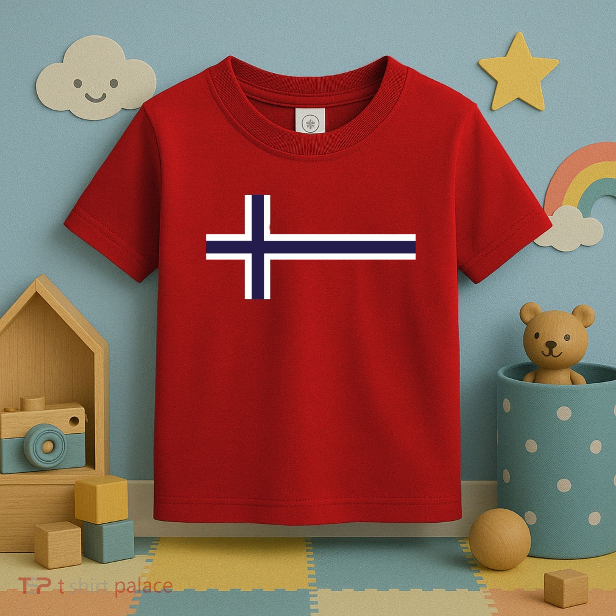 Norway Flag Norwegian Pride Toddler T-Shirt