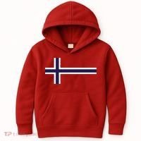 Norway Flag Norwegian Pride Kids Hoodie thumb 0