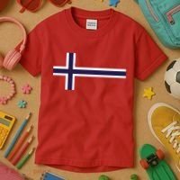 Norway Flag Norwegian Pride Kids T-Shirt thumb 3