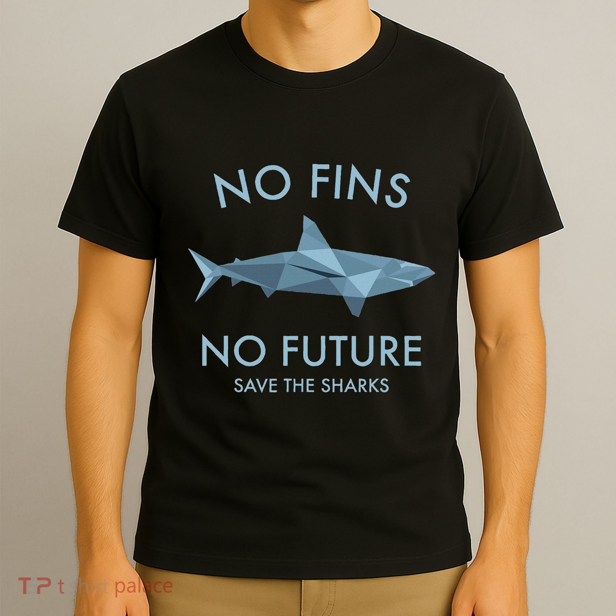 No Fins No Future Shark Shark Protect The Sharks Scuba T-Shirt