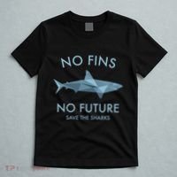 No Fins No Future Shark Shark Protect The Sharks Scuba T-Shirt thumb 5