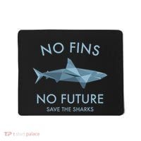 No Fins No Future Shark Shark Protect The Sharks Scuba Mousepad thumb 0