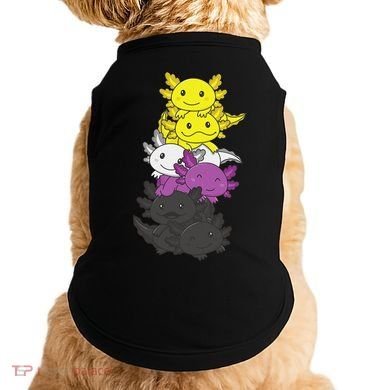 Nonbinary Flag Non Binary Pride LGBTQ Axolotl  Doggie Tank