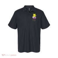 Nonbinary Flag Non Binary Pride LGBTQ Axolotl  Polo thumb 0