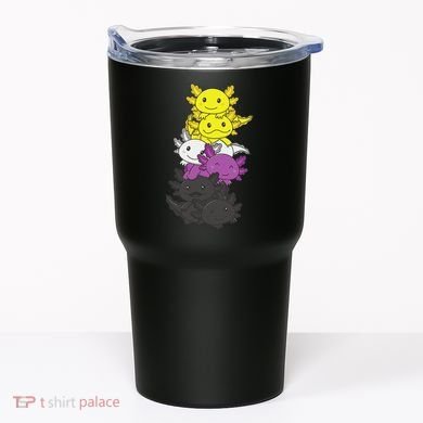 Nonbinary Flag Non Binary Pride LGBTQ Axolotl  Tumbler