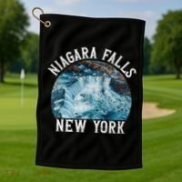 Niagara Falls New York Ny Golf Towel thumb 1
