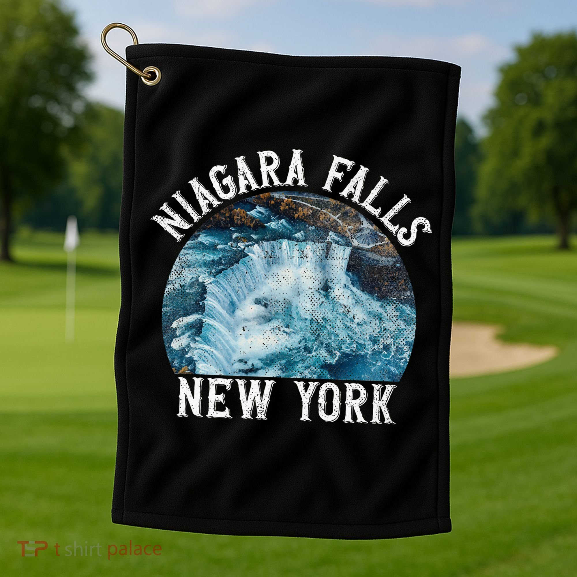 Niagara Falls New York Ny Golf Towel