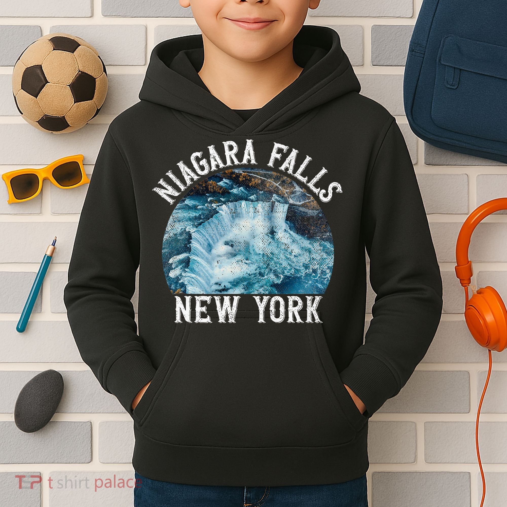 Niagara Falls New York Ny Kids Hoodie