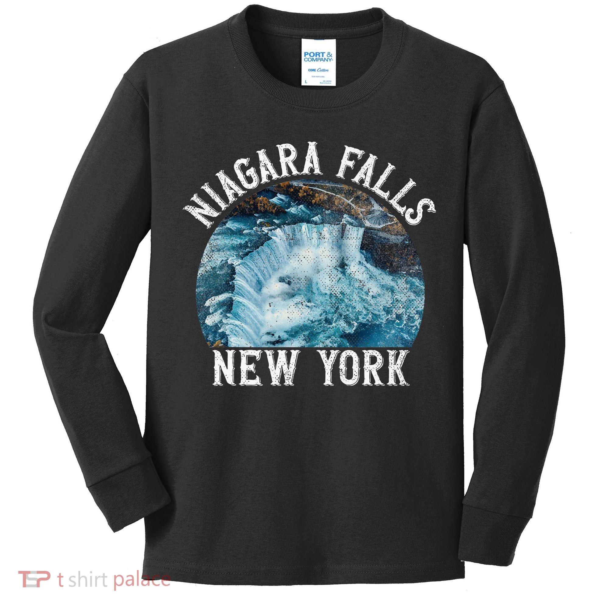 Niagara Falls New York Ny Kids Long Sleeve Shirt
