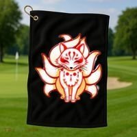 Ninetailed Fox Golf Towel thumb 1