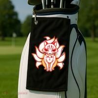 Ninetailed Fox Golf Towel thumb 2