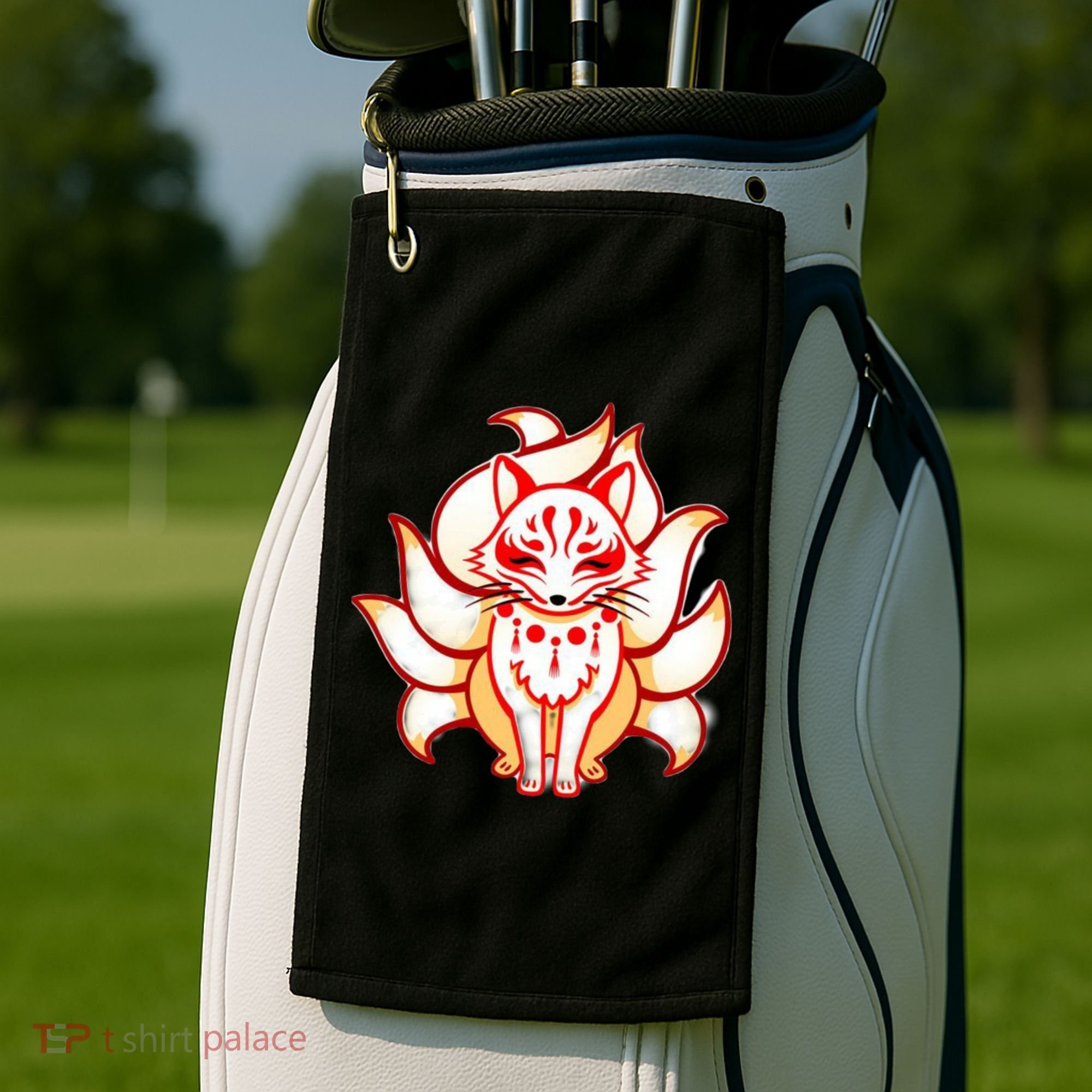 Ninetailed Fox Golf Towel