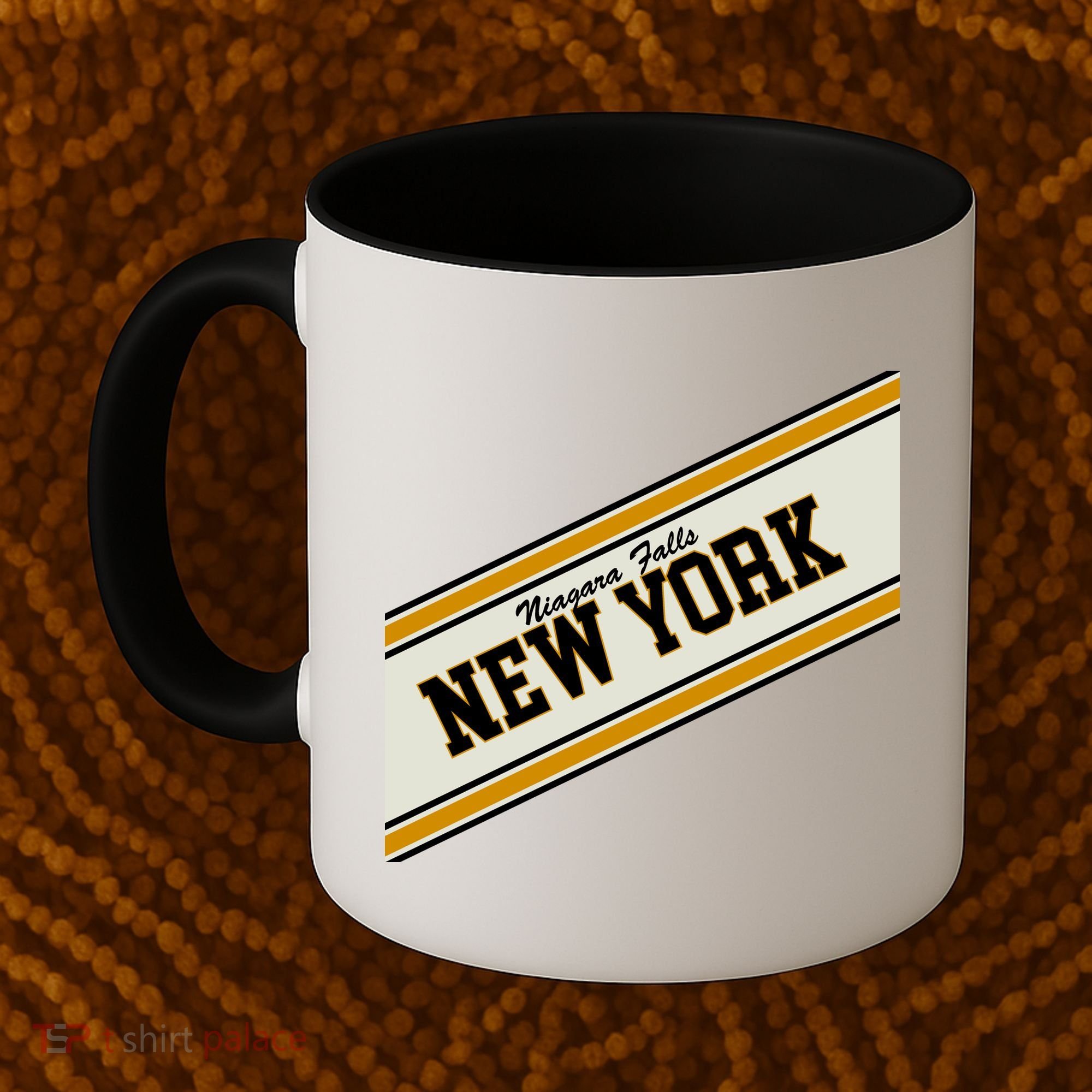 Niagara Falls New York Varsity Logo Coffee Mug