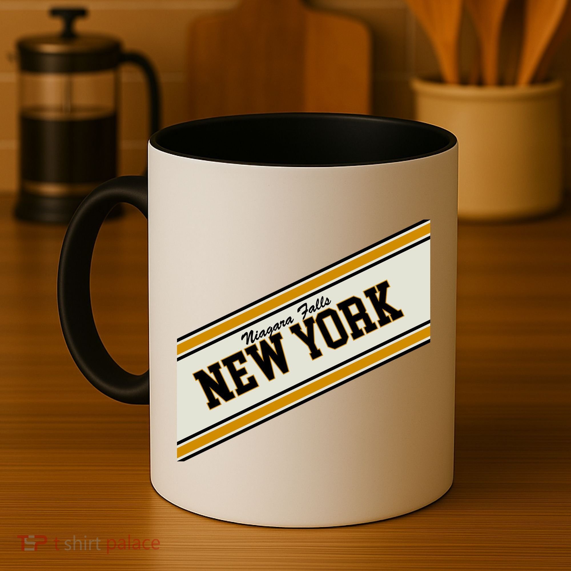 Niagara Falls New York Varsity Logo Coffee Mug