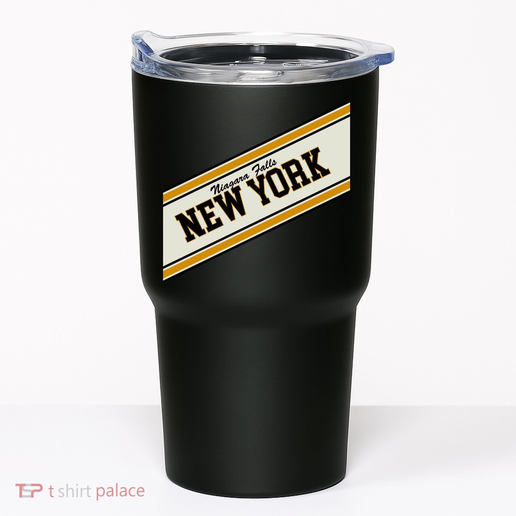 Niagara Falls New York Varsity Logo Tumbler