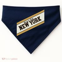 Niagara Falls New York Varsity Logo USA-Made Doggie Bandana thumb 0