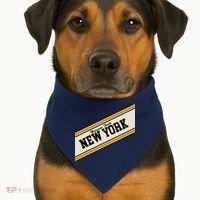 Niagara Falls New York Varsity Logo USA-Made Doggie Bandana thumb 1
