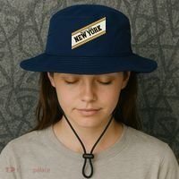 Niagara Falls New York Varsity Logo Bucket Hat thumb 3