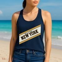 Niagara Falls New York Varsity Logo Women's Tank Top thumb 2