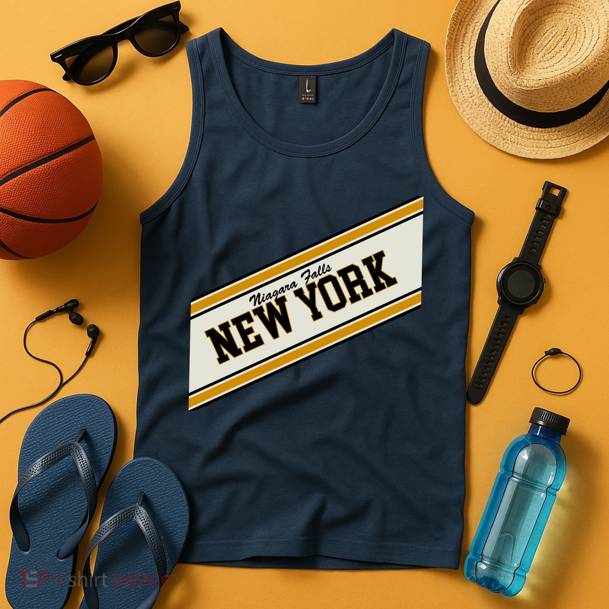 Niagara Falls New York Varsity Logo Tank Top
