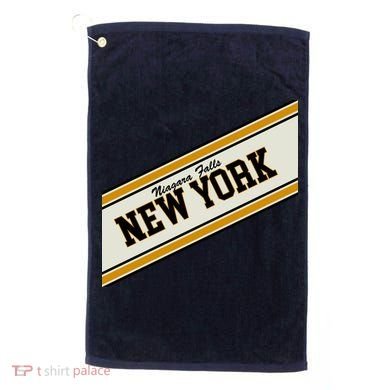 Niagara Falls New York Varsity Logo Golf Towel
