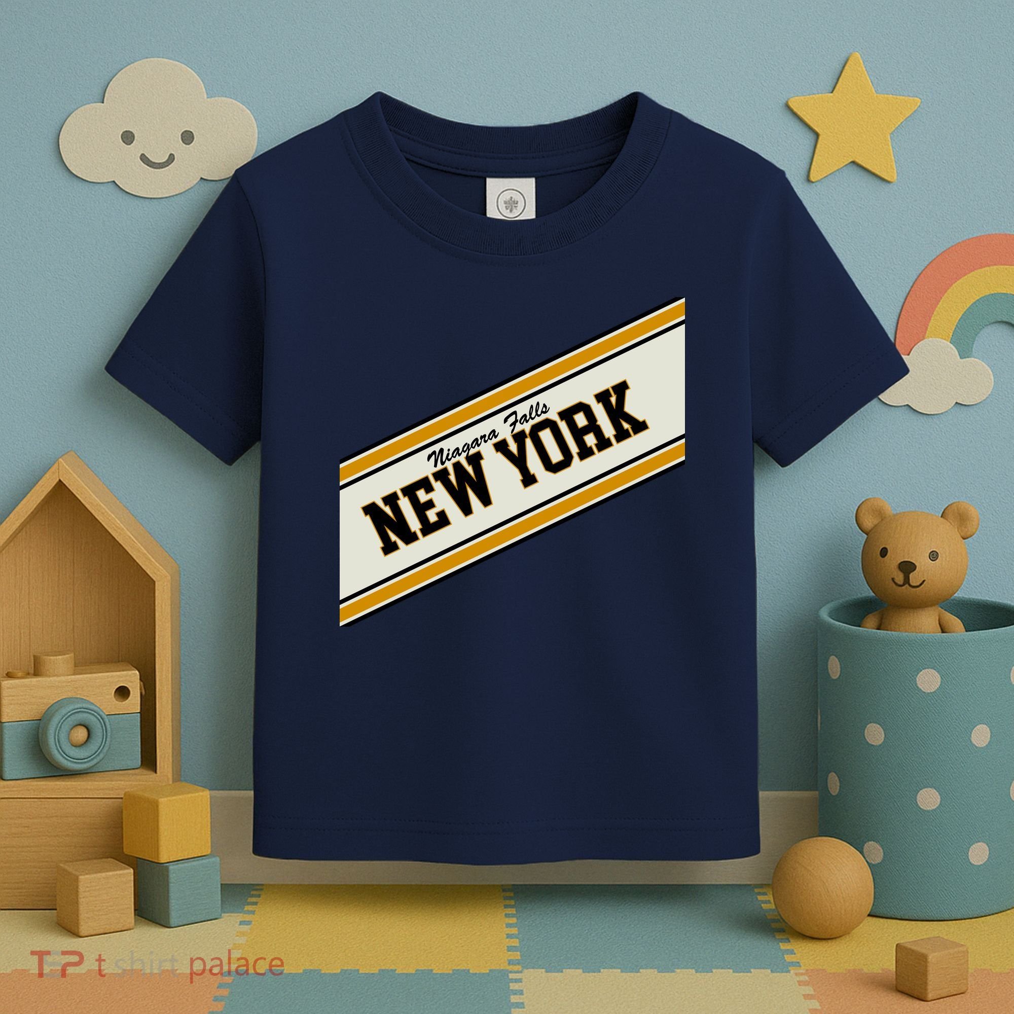 Niagara Falls New York Varsity Logo Toddler T-Shirt