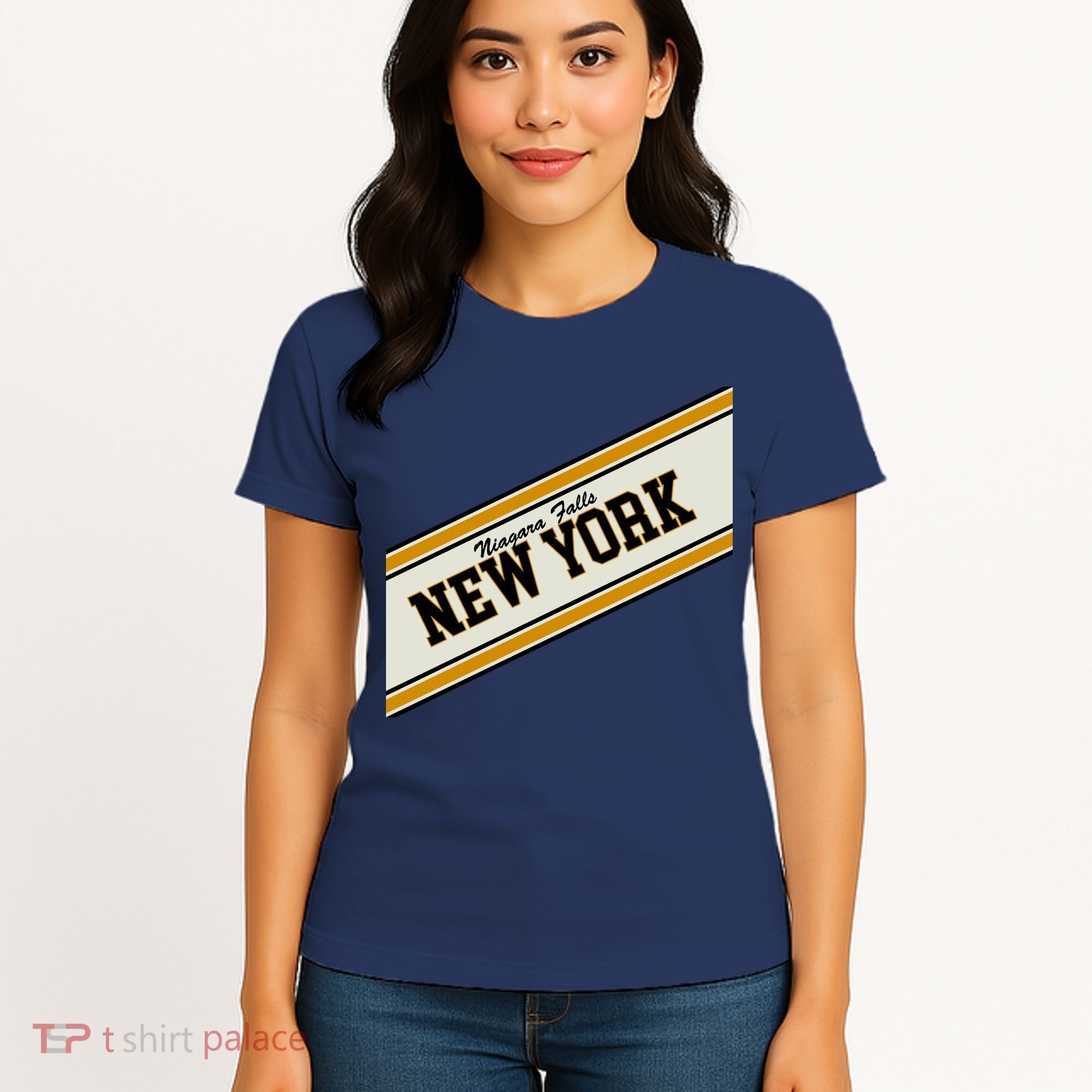 Niagara Falls New York Varsity Logo Women's T-Shirt