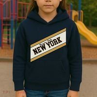 Niagara Falls New York Varsity Logo Kids Hoodie thumb 3