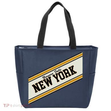 Niagara Falls New York Varsity Logo Tote Bag