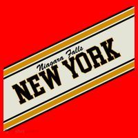 Niagara Falls New York Varsity Logo Santa Hat thumb 1
