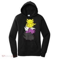 Nonbinary Flag Non Binary Pride LGBTQ Axolotl Women's Hoodie thumb 0