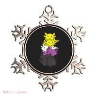 Nonbinary Flag Non Binary Pride LGBTQ Axolotl Ornament thumb 0