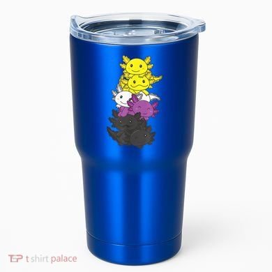 Nonbinary Flag Non Binary Pride LGBTQ Axolotl Tumbler