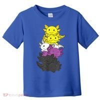 Nonbinary Flag Non Binary Pride LGBTQ Axolotl Toddler T-Shirt thumb 0