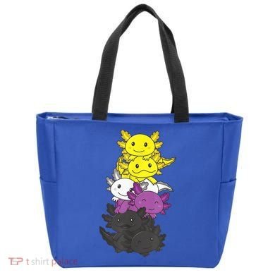 Nonbinary Flag Non Binary Pride LGBTQ Axolotl Tote Bag