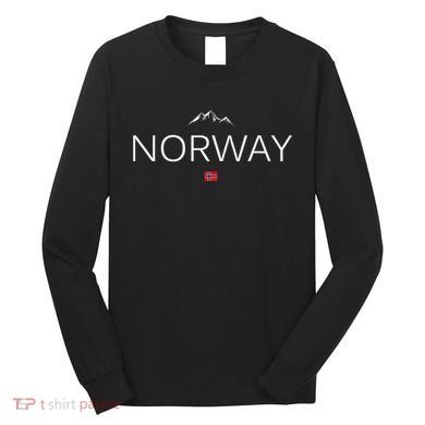 Norway Flag Long Sleeve Shirt