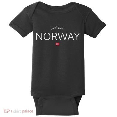 Norway Flag Baby Bodysuit