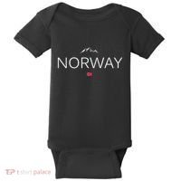 Norway Flag Baby Bodysuit thumb 0