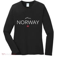 Norway Flag Women's Long Sleeve Shirt thumb 0