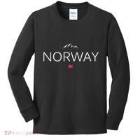 Norway Flag Kids Long Sleeve Shirt thumb 0