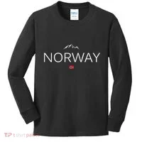 Norway Flag Kids Long Sleeve Shirt thumb 0