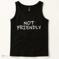 Not Friendly Novelty Text Warning To Others (C) Tank Top thumb 2