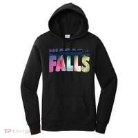 Niagara Falls Night Gift Canada Usa Typography Souvenir Women's Hoodie thumb 0