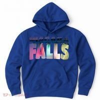 Niagara Falls Night Gift Canada Usa Typography Souvenir Hoodie thumb 0